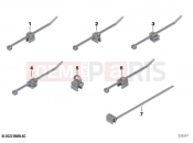 Cable tie with holder, edge clip 2 - BMW Motorrad R 18 Transcont. (0L41, 0L43) 2021