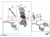 BMW Motorrad BMW 2021 R models R nineT 20 (0L71,0L73) Control assembly fitting | Control assembly fitting