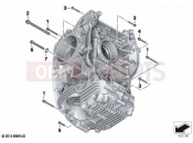 BMW Motorrad BMW 2021 R models R nineT 20 (0L71,0L73) mounting point crankcase left | mounting point crankcase left