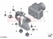BMW Motorrad BMW 2021 R models R nineT 20 (0L71,0L73) Pressure modulator ABS | Pressure modulator ABS