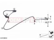 BMW Motorrad BMW 2021 R models R nineT 20 (0L71,0L73) Wheel speed sensor, rear | Wheel speed sensor, rear