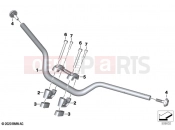 BMW Motorrad BMW 2021 R models R nineT 20 (0L71,0L73) Handlebar | Handlebar