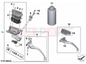BMW Motorrad BMW 2021 R models R nineT 20 (0L71,0L73) Clutch control assembly | Clutch control assembly