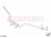 BMW Motorrad BMW 2021 R models R nineT 20 (0L71,0L73) Handlebar vibration absorber | Handlebar vibration absorber