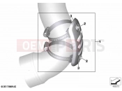BMW Motorrad BMW 2021 R models R nineT 20 (0L71,0L73) Heel deflector | Heel deflector