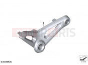 BMW Motorrad BMW 2021 R models R nineT 20 (0L71,0L73) Support, rider's seat 2 | Support, rider's seat 2