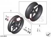 BMW Motorrad BMW 2021 R models R nineT 20 (0L71,0L73) Cast rim 2 | Cast rim 2