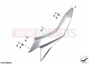 BMW Motorrad BMW 2023 S models S 1000 XR (0E41, 0E43) Rear side panel | Rear side panel