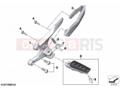 BMW Motorrad BMW 2023 S models S 1000 XR (0E41, 0E43) Footrest, front | Footrest, front