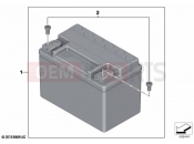 BMW Motorrad BMW 2023 S models S 1000 XR (0E41, 0E43) AGM battery | AGM battery