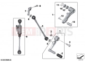 BMW Motorrad BMW 2023 S models S 1000 XR (0E41, 0E43) Outer gearshift parts | Outer gearshift parts