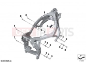 BMW Motorrad BMW 2023 S models S 1000 XR (0E41, 0E43) Main frame | Main frame
