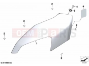 BMW Motorrad BMW 2023 S models S 1000 XR (0E41, 0E43) Upper trim section | Upper trim section