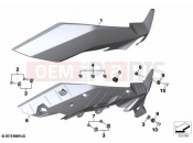 BMW Motorrad BMW 2023 S models S 1000 XR (0E41, 0E43) Side trim panel | Side trim panel