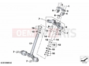 BMW Motorrad BMW 2023 S models S 1000 XR (0E41, 0E43) Fork bridge, bottom / top | Fork bridge, bottom / top