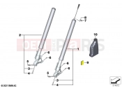 BMW Motorrad BMW 2023 S models S 1000 XR (0E41, 0E43) Telescope fork | Telescope fork