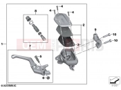 BMW Motorrad BMW 2023 S models S 1000 XR (0E41, 0E43) Control assembly fitting 2 | Control assembly fitting 2