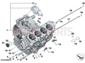 BMW Motorrad BMW 2023 S models S 1000 XR (0E41, 0E43) Engine housing | Engine housing