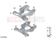 BMW Motorrad BMW 2023 S models S 1000 XR (0E41, 0E43) Topcase carrier 2 | Topcase carrier 2