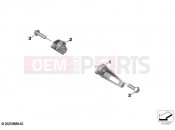 BMW Motorrad BMW 2023 S models S 1000 XR (0E41, 0E43) Bracket, additional headlight | Bracket, additional headlight