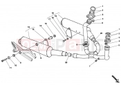 DUCATI 1998 Monster 600 EXHAUST SYSTEM » EXHAUST SYSTEM