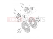 Triumph 2022 SPEED TRIPLE 1200 RS Front Brake Caliper & Discs