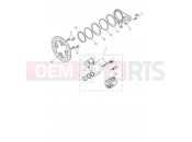 Triumph 2022 SPEED TRIPLE 1200 RS Rear Brake Caliper & Disc