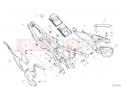 DUCATI 2024 STREETFIGHTER V2 REAR FRAME COMP.