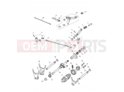 Triumph 2013 THUNDERBIRD Gear Selectors & Pedal