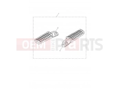 Triumph 2022 STREET SCRAMBLER Rear Footrest, Pair