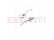 Triumph 2022 STREET SCRAMBLER Lever Kit, Adj, Long