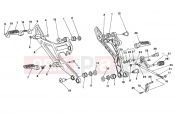 DUCATI 1998 Monster 750 FOOTREST » FRAME
