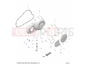 INDIAN 2024 CHIEFTAIN 116 ALL OPTIONS (R01) (N24TCBBB) ENGINE | ENGINE, PRIMARY COVER ASM. - N24TCBBB ALL OPTIONS (201621C)