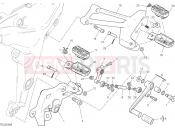 DUCATI Multistrada V2 Left footrests & gear shift pedal