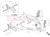 DUCATI 1998 Monster 900 EXHAUST SYSTEM » EXHAUST SYSTEM