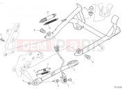 DUCATI Multistrada V2 S Travel Side stand & center stand