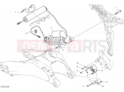 DUCATI Multistrada V2 S Travel Rear shock absorber