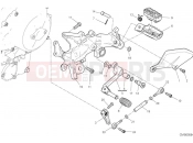 DUCATI 2024 Multistrada V4 Left footrest & gear shift pedal