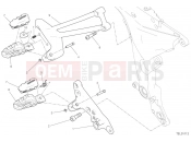 DUCATI Multistrada 1260 S Touring FOOTRESTS, RIGHT