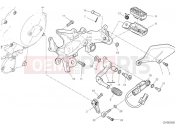 DUCATI 2024 Multistrada V4 RS Left footrest & gear shift pedal
