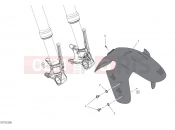 DUCATI 2024 Multistrada V4 RS Front mudguard