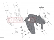 DUCATI Multistrada V4 Rally Front mudguard (carbon)