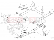 DUCATI 2024 Multistrada V4 S Side stand & center stand