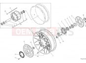DUCATI 2024 Multistrada V4 S Rear spoked wheel