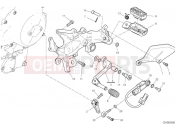 DUCATI 2024 Multistrada V4 S Left footrest & gear shift pedal