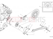 DUCATI 2024 Panigale V4 Front sprocket & chain (international)