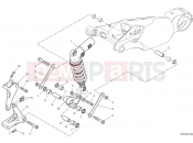 DUCATI 2024 Panigale V4 Rear shock absorber