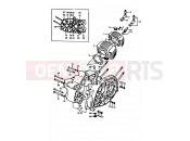 SUZUKI A100 M (1991) 1 - CYLINDER - CRANKCASE