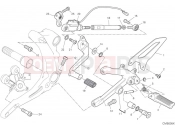 DUCATI Panigale V2 Left footrest & gear shift pedal