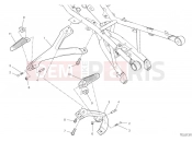 Rear footrests - Ducati Panigale V2 Troy Bayliss 2024